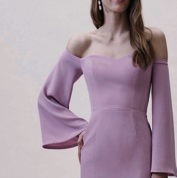 Bhldn Erin Dress lavender 💜 size s - Picture 3 of 5